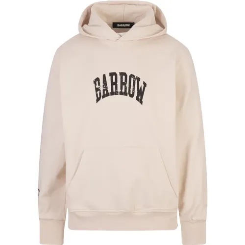 Logo Print Hoodie Sweater , Herren, Größe: S - BARROW - Modalova