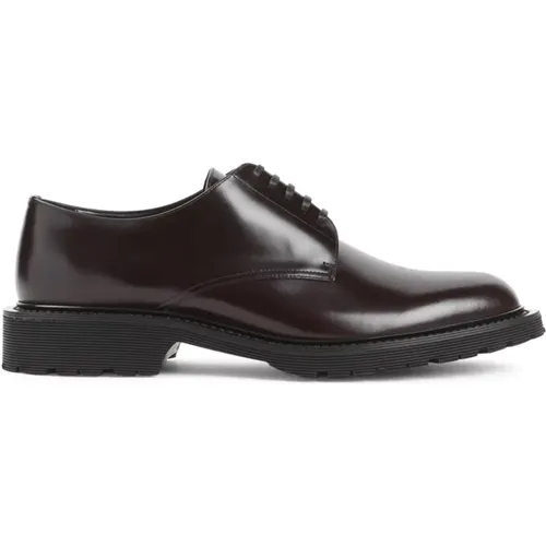 Closed Leather Shoes , male, Sizes: 9 1/2 UK, 7 UK, 8 1/2 UK, 10 1/2 UK, 8 UK, 9 UK, 11 UK, 10 UK - Saint Laurent - Modalova