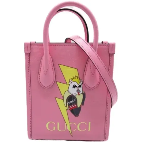 Pre-owned Leather totes , female, Sizes: ONE SIZE - Gucci Vintage - Modalova