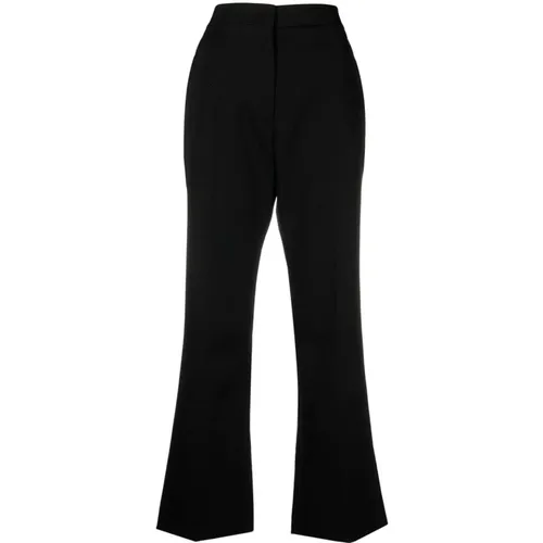 Flared Cropped Trousers , female, Sizes: S - Jil Sander - Modalova