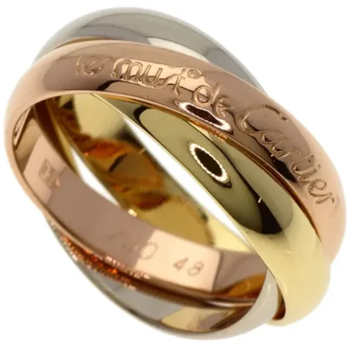 Pre-owned Gold rings , female, Sizes: ONE SIZE - Cartier Vintage - Modalova