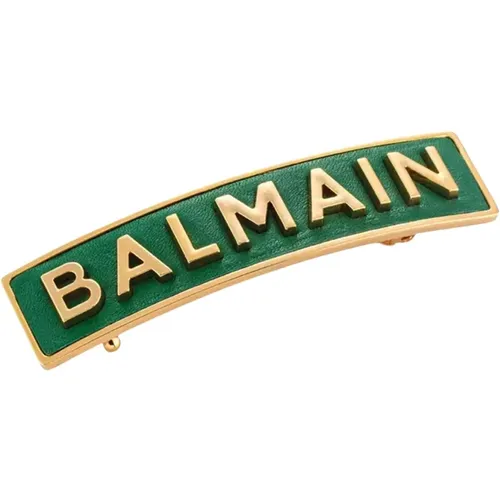 Elegante Grüne Haarspange Balmain - Balmain - Modalova