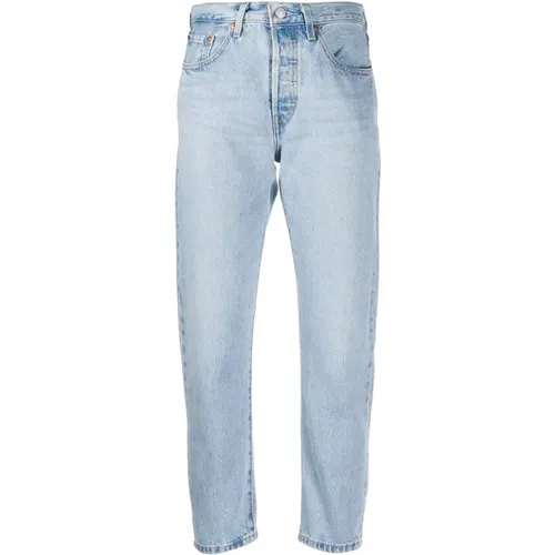 Levi's, Blaue Wide Leg Jeans , Damen, Größe: W24 - Levis - Modalova