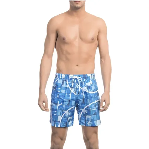 Men's Beachwear Swimwear Collection , male, Sizes: S, L, XL, 2XL, M - Bikkembergs - Modalova