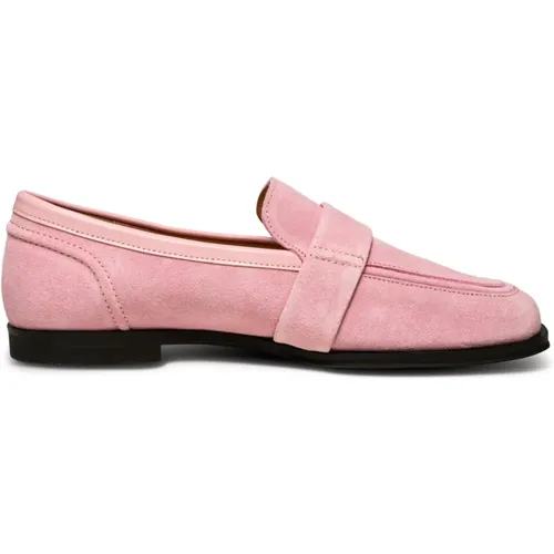 Erika Saddle Loafer aus weichem rosa Wildleder , Damen, Größe: 39 EU - Shoe the Bear - Modalova