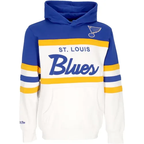 St. Louis Blues NHL Hoodie , Herren, Größe: XL - Mitchell & Ness - Modalova