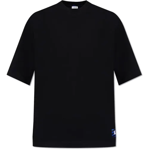 T-shirt in cotton , male, Sizes: S, M, L, XL - Burberry - Modalova