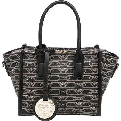 Logo Monogramm Handtasche mit Verstellbarem Riemen - Emporio Armani - Modalova