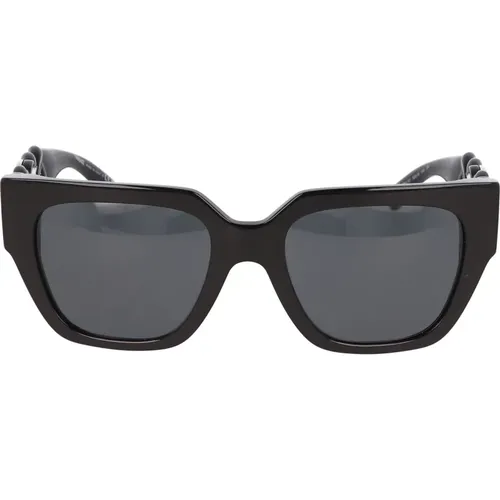 Quadratische Rahmen Sonnenbrille VE 4409 , Damen, Größe: 53 MM - Versace - Modalova