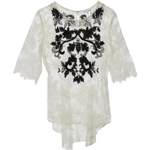 Pre-owned Lace tops , female, Sizes: M - Oscar De La Renta Pre-owned - Modalova