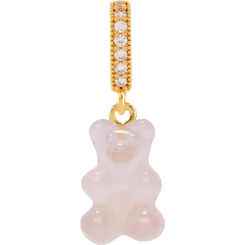 Nostalgia Bear Pendant with Pave Connector , female, Sizes: ONE SIZE - Crystal Haze - Modalova