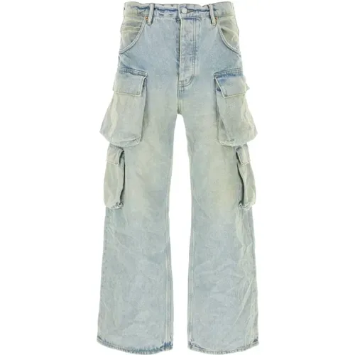Relaxed Double Cargo Denim Jeans , Herren, Größe: W32 - Purple Brand - Modalova