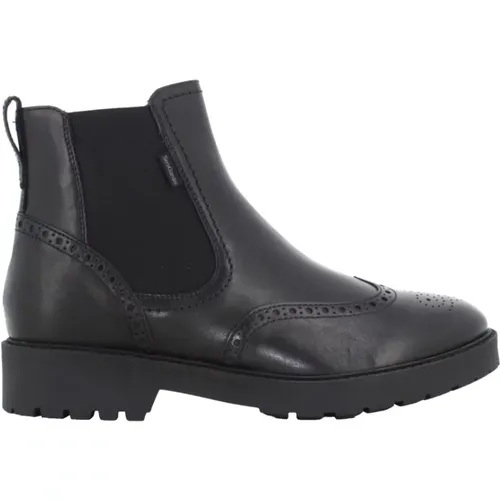 Schwarze Chelsea-Stiefel für Frauen , Damen, Größe: 36 EU - Nerogiardini - Modalova