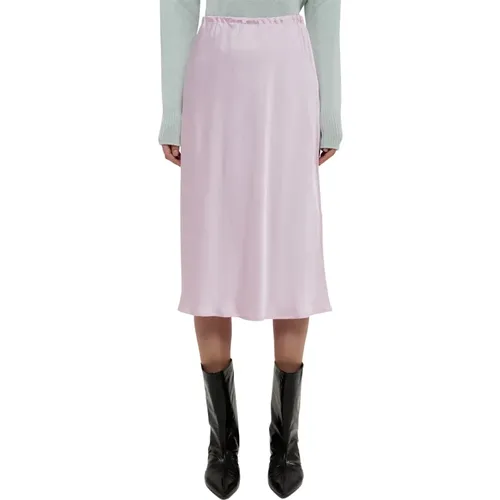 Viscose Midi Skirt , female, Sizes: S, XS - Jil Sander - Modalova