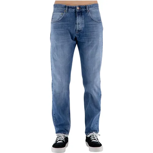 Straight Leg Jeans Blau , Herren, Größe: W33 - Don The Fuller - Modalova