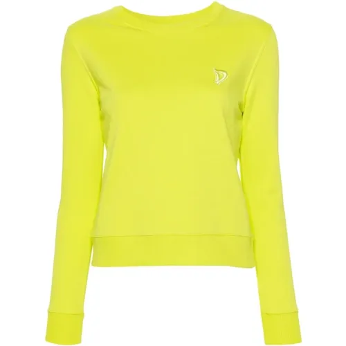 Lime Sweatshirt,Bianco Sweatshirt - Dondup - Modalova