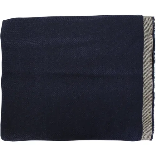 Warm Cashmere Blend Scarf , male, Sizes: ONE SIZE - BRUNELLO CUCINELLI - Modalova