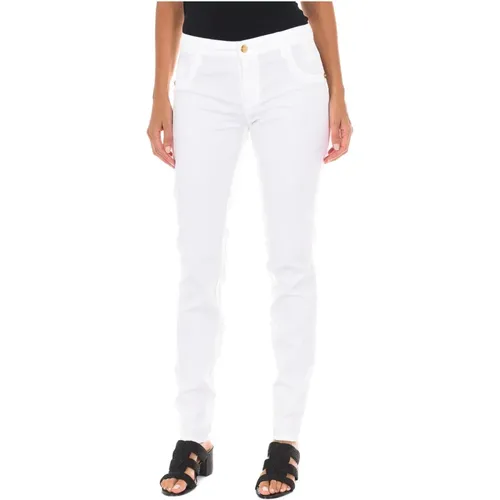 Weiße Skinny Jeans , Damen, Größe: W25 - MET - Modalova