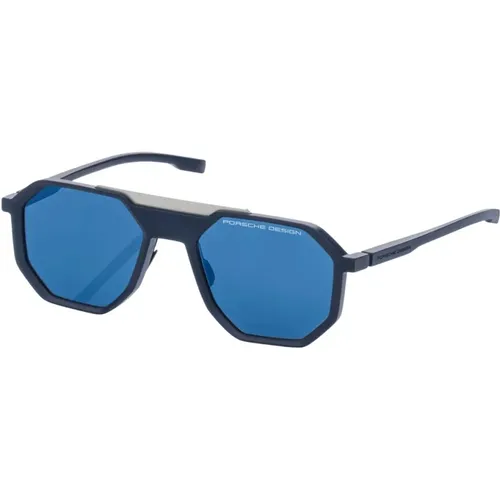 Dark Mirrored Sunglasses , unisex, Sizes: 55 MM - Porsche Design - Modalova