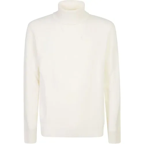 Wool High Neck Sweater , male, Sizes: L - Roberto Collina - Modalova