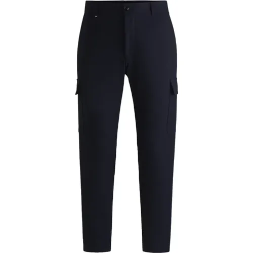 Cargo Trousers with Pockets , male, Sizes: 4XL, M, 2XL, XL, 3XL, L - Hugo Boss - Modalova