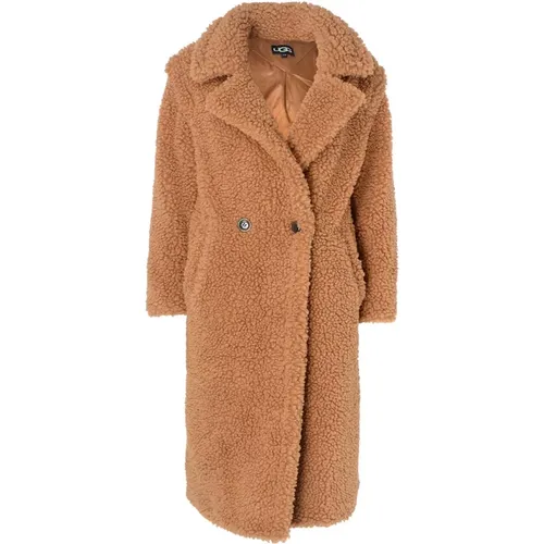 Camel Teddy Coat Gertrude , female, Sizes: XS, S - Ugg - Modalova