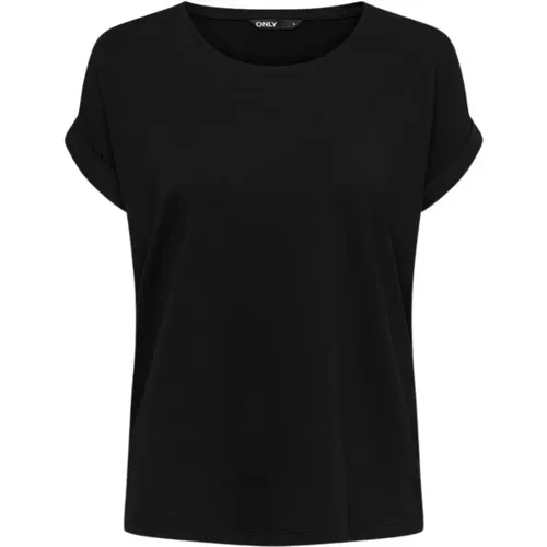 T-Shirt - Klassisches Modell , Damen, Größe: XS - Only - Modalova