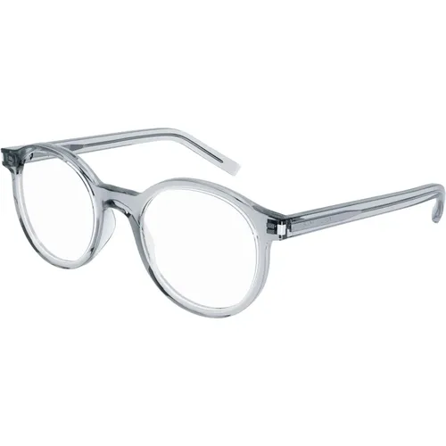 Transparent Grey Eyewear Frames,Mode Brille SL 521 OPT - Saint Laurent - Modalova