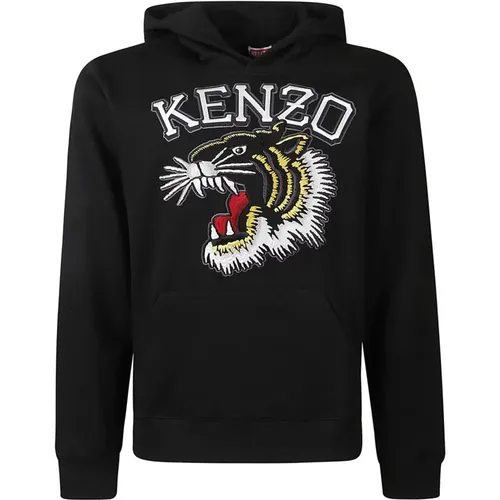 Tiger Varsity Hoodie , male, Sizes: M - Kenzo - Modalova