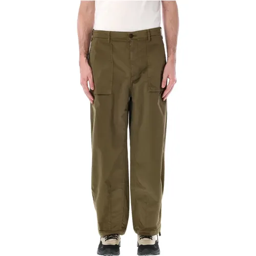Men's Clothing Trousers Dark Olive Ss24 , male, Sizes: L, M, XL - Ten C - Modalova