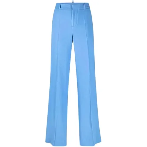 Hochtaillierte Hose mit Reißverschluss , Damen, Größe: XS - Dsquared2 - Modalova