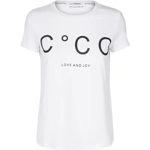 Women`s Coco Signature T-Shirt , female, Sizes: S, L, XL, XS, M - Co'Couture - Modalova