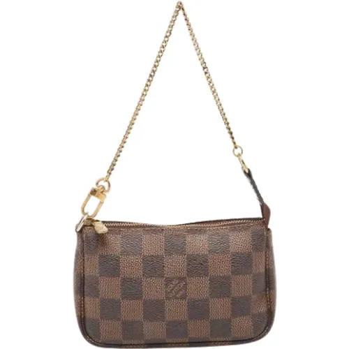 Pre-owned Coated canvas clutches , female, Sizes: ONE SIZE - Louis Vuitton Vintage - Modalova