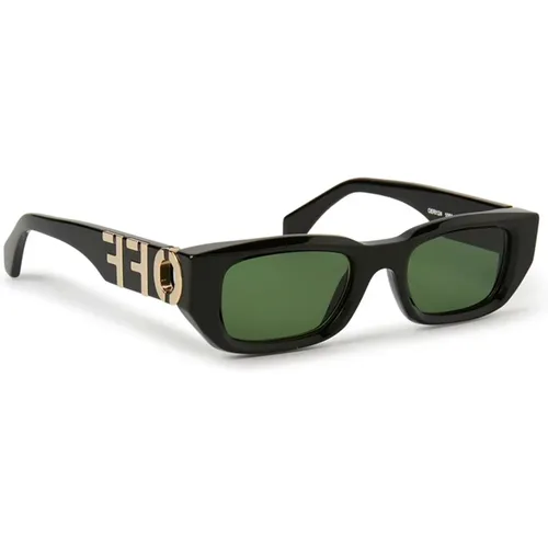 Green Cat Sunglasses Fillmore , unisex, Sizes: 49 MM - Off White - Modalova