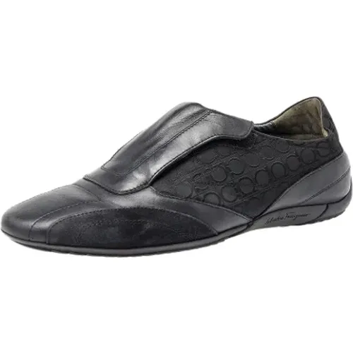 Pre-owned Canvas flats , female, Sizes: 9 UK - Salvatore Ferragamo Pre-owned - Modalova