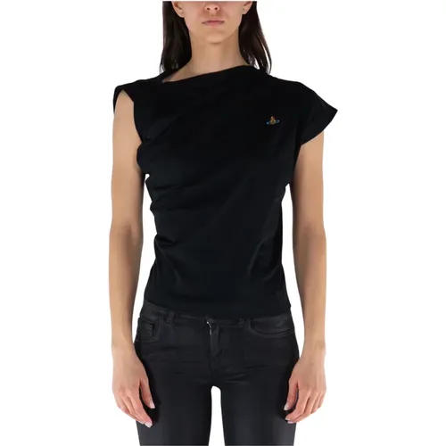 Stilvolles Baumwoll-T-Shirt für Frauen , Damen, Größe: L - Vivienne Westwood - Modalova