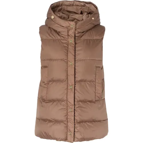 Gepolsterte ärmellose Jacke , Damen, Größe: M - Max Mara - Modalova