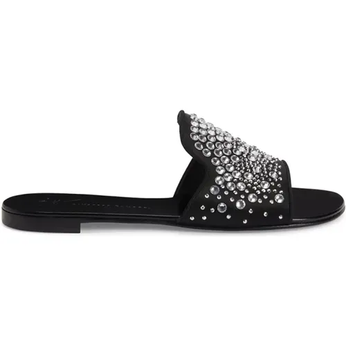 Fashionable Sliders for Trendy Feet , female, Sizes: 5 UK, 4 UK, 6 UK, 7 UK, 3 UK - giuseppe zanotti - Modalova