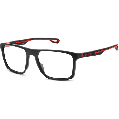 Black Red Eyewear Frames , unisex, Größe: 55 MM - Carrera - Modalova