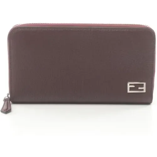 Pre-owned Leather wallets , female, Sizes: ONE SIZE - Fendi Vintage - Modalova