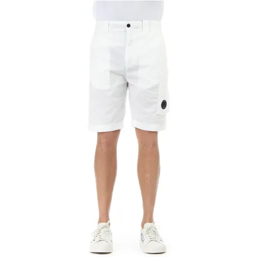 Militär-inspirierte Cargo Bermuda Shorts , Herren, Größe: M - C.P. Company - Modalova