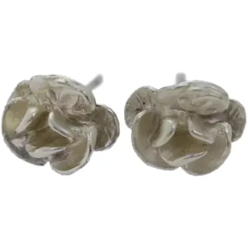 Pre-owned Metal earrings , female, Sizes: ONE SIZE - Chanel Vintage - Modalova