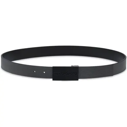 Reversible Logo Belt , male, Sizes: 115 CM - Salvatore Ferragamo - Modalova