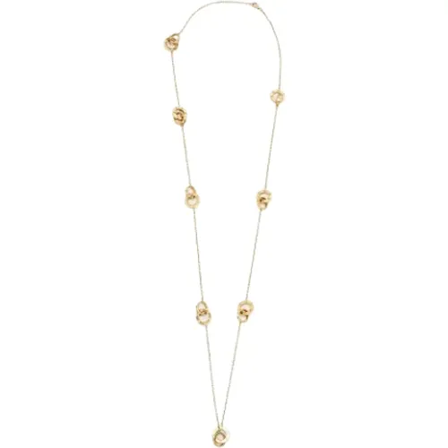 Pre-owned Gold necklaces , female, Sizes: ONE SIZE - Cartier Vintage - Modalova