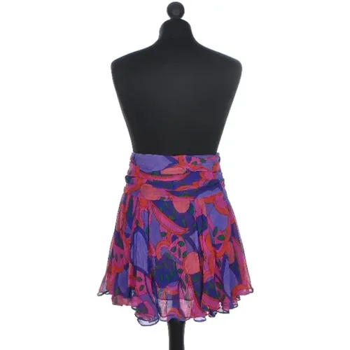 Rosa Silk A-Line Skirt , female, Sizes: L - Isabel Marant Pre-owned - Modalova