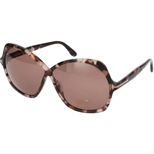 Stylische Sonnenbrille Ft1013 , Damen, Größe: 64 MM - Tom Ford - Modalova