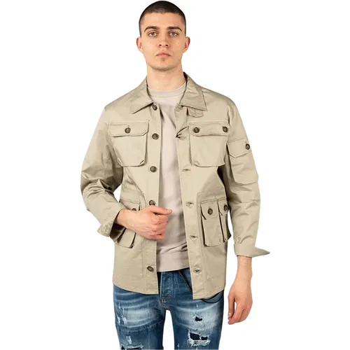 Stilvolle Jacke mit Mehreren Taschen , Herren, Größe: 2XL - Xagon Man - Modalova