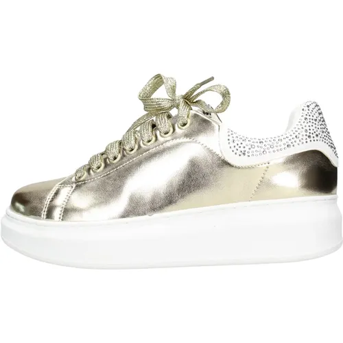 Gaelle Sneakers Golden , Damen, Größe: 35 EU - Gaëlle Paris - Modalova