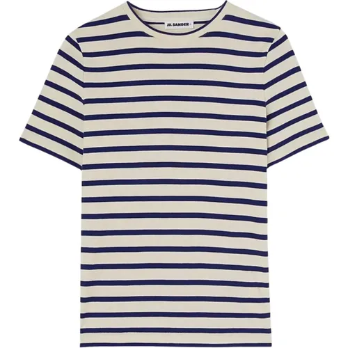 Striped T-Shirt , female, Sizes: L, S, M - Jil Sander - Modalova