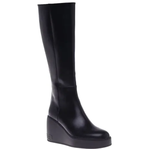 Boots in leather , Damen, Größe: 41 EU - Baldinini - Modalova